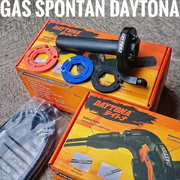 Gambar GAS SPONTAN DAYTONA 2KABEL CB150R CBR NINJA CRF VIXION R15 MX KING R25 SATRIA F GSX SONIC M15 CBR250RR Kabel Motor - cable 1,8 dari Solusi Teknik ID undefined 3 Tokopedia