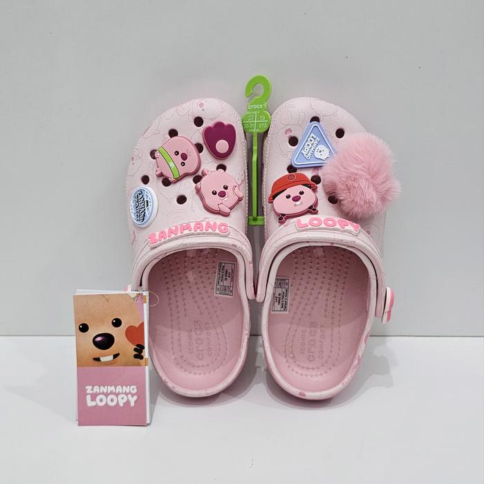 Gambar CROCS X ZANMANG LOOPY CLASSIC CLOG SANDAL WANITA - PINK, M7 dari Crocs Store Ind undefined 2 Tokopedia