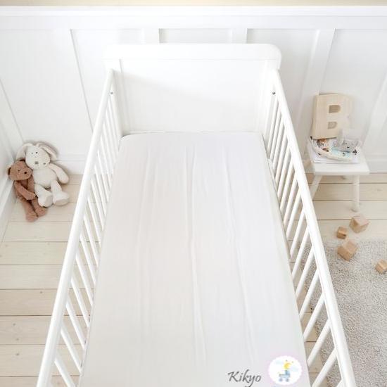 Gambar Ready Sprei Tencel Bayi Polos Sprei Bayi Tencel Sprei Kasur Bayi Terbaru - White, 65x95x10 dari NiNa Storee764 undefined Tokopedia