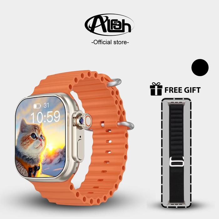 Gambar Alfah - Smartwach S9 ultra simcard 4G wifi playstore bluetooth gps nfc Led Screen - Silver dari alfahwatch undefined Tokopedia