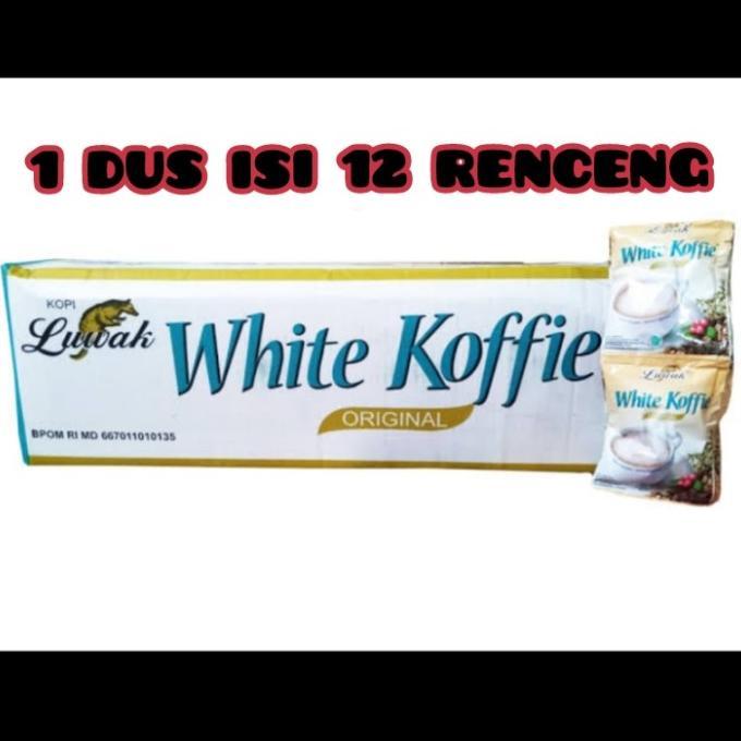 Gambar Luwak White Koffie Original 1 Dus Isi 20 Renceng / Kopi Luwak Saset dari Odaysi Collection undefined Tokopedia