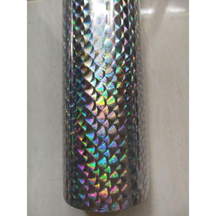 Gambar Stiker Hologram 3D Motif Sisik Ikan Ukuran 61cm x 100cm - Bulat kecil, 61cm x 100cm dari Choci Store undefined 2 Tokopedia