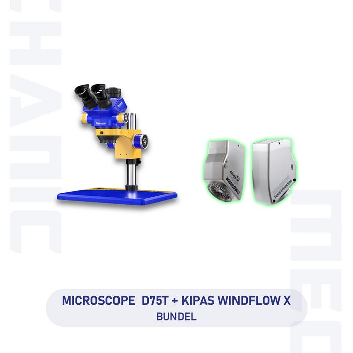 Gambar MICROSCOPE MECHANIC D75T BUNDLING: PCB HOLDER MR7 / IX3 / MR5 / MR8 / MR8s / MR9 / X-MICRO / R75T / WINDFLOW X - +WINDFLOW X dari Mechanic Official undefined Tokopedia