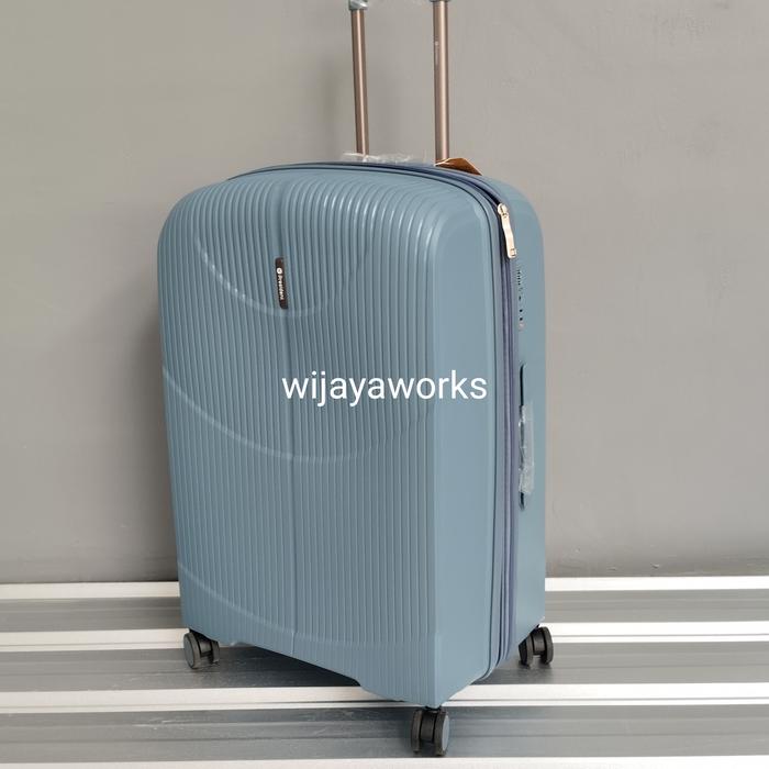 Gambar Koper PRESIDENT 1918-28 ANTI PECAH ORIGINAL Hardcase 20 24 28 INCHI - LIGHT BLUE, 20 INCHI dari wijayaworks undefined Tokopedia
