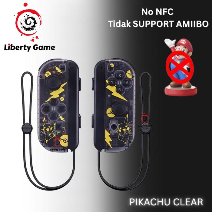 Gambar Nintendo Switch Joycon Switch Joy Con Switch V1 V2 Joycon Oled / Joy stick / Stik Limited Edition 3RD Party - Pikachu Clear dari Liberty Game Store undefined Tokopedia