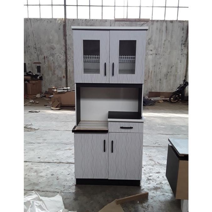 Gambar Promo Termurah ! Lemari Sayur 3 Pintu Kayu Rak Dapur Piring Minimalis Khusus Bandung Cimahi Dsk Kitchen Set Kitchenset Murah Berkualitas - 2 Pintu dari Nusantara JayaOfficial undefined Tokopedia