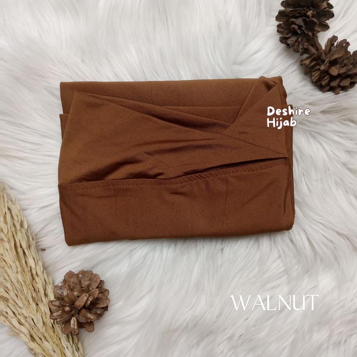 Gambar ￼Hijab Dagu Malaysia | Jilbab Instan Malay Soft Pet | Bergo Dagu Malay - Walnut dari Fabeyla.id undefined Tokopedia