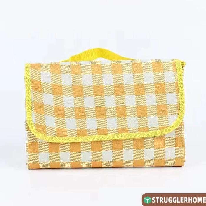 Gambar 【strugglerhome】tikar piknik aesthetic tikar piknik lipat anti air tikar piknik lipat jumbo kain piknik - Kuning-AA, 150cm*100cm-AA dari yeyjunilla undefined Tokopedia