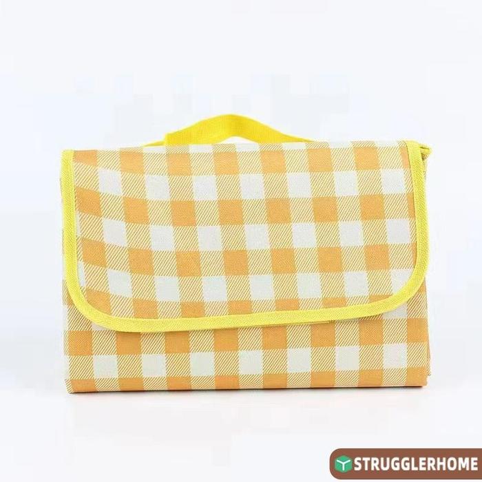 Gambar 【strugglerhome】tiker piknik waterproof tikar lipat piknik jumbo kain piknik aesthetic piknik - Kuning-, 150cm*100cm- dari yeyjunilla undefined Tokopedia