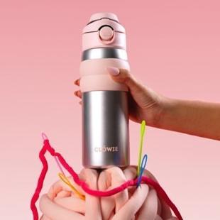 Gambar Im31 CLÖWIE - SASSIE Tumbler Stainless Steel 550ml Botol Minum Aesthetic Tahan Dingin Tahan Panas Tumblr Original - Peachy (550ml) dari vincalooks undefined Tokopedia