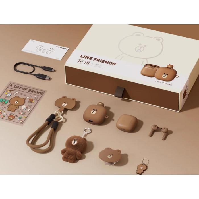 Jual LINE FRIENDS LINEFRIENDS BROWN SALLY CONY WIRELESS EARPHONE