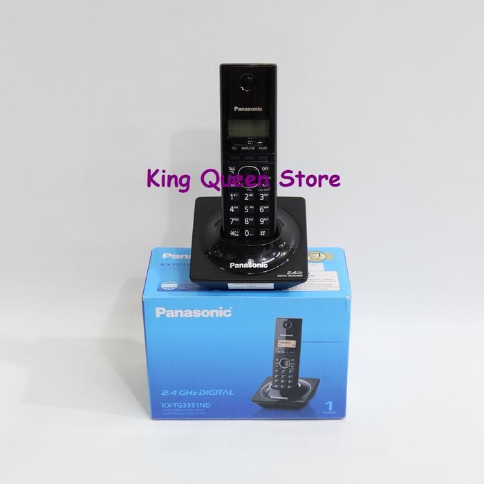 Gambar Cordless Phone / Telepon Wireless Panasonic KX-TG3311 - Blue - KX-TG3351 dari King Queen Store Acc undefined Tokopedia