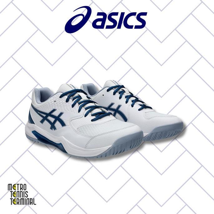 Gambar SALE ASICS GEL DEDICATE 8 WIDE WHITE MAKO BLUE 2024 TENNIS SHOES ( SEPATU TENIS ASICS ) - 41.5 dari Toko Momo ATK undefined Tokopedia