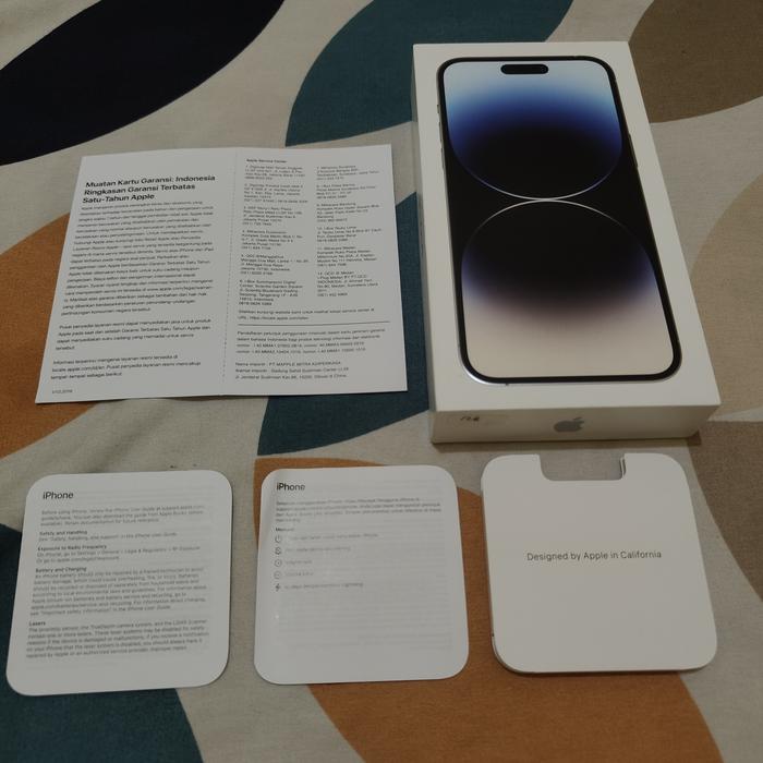 Gambar Dus Box iPhone 14 PRO MAX 128GB Silver iBox Original Copotan dari AbangAndroid undefined Tokopedia