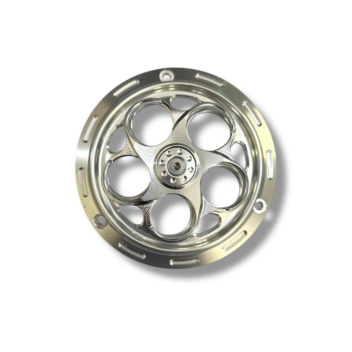 Gambar Cover Fan Spinner Race Boy V3 CNC Vespa Beat Mio Motorcycle - silver dari Legend Motor Shop Id Kab. Bekasi Tokopedia