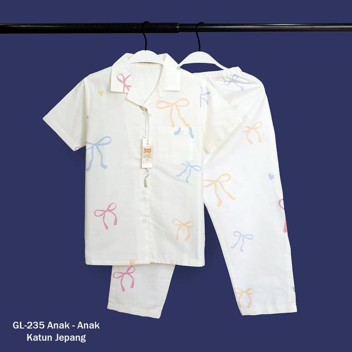 Gambar GREET NIGHT WEAR - Piyama Anak Perempuan Katun Jepang Model : GL- PP 3 - GL-235, SIZE 14 dari greetnightwear undefined Tokopedia