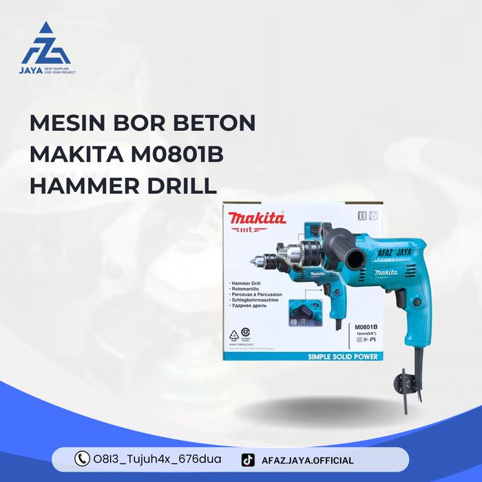 Jual Hammer Drill Makita M0801B Mesin Bor Bobok Tembok Beton