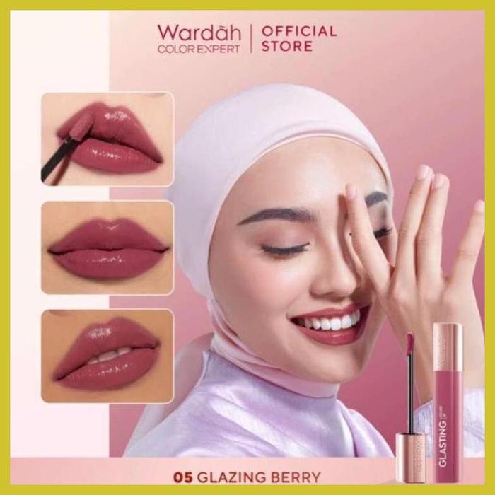 Gambar WARDAH GLASTING LIQUID LIP 05 GLASING BERRY ( PERALATAN MAKE UP / KECANTIKAN ) - 05 dari harum lega undefined 2 Tokopedia