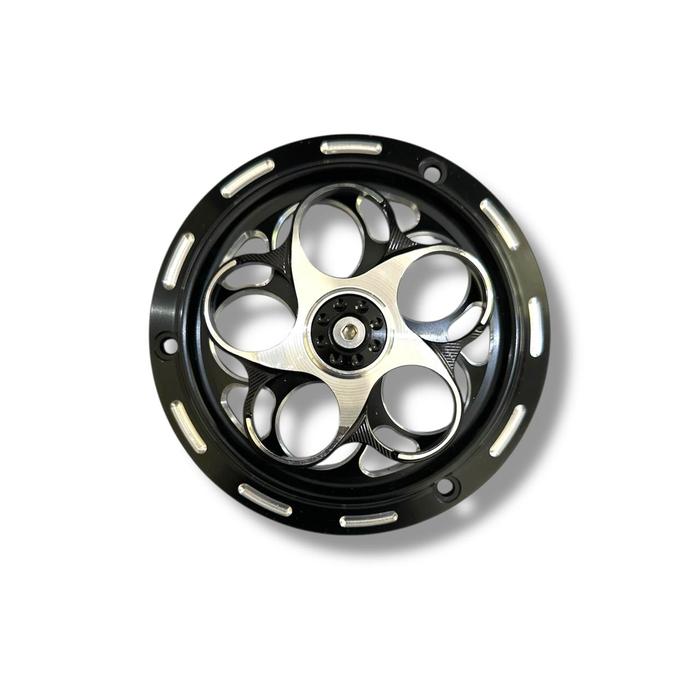 Gambar Cover Fan Spinner Race Boy V3 CNC Vespa Beat Mio Motorcycle - black  dari Legend Motor Shop Id undefined Tokopedia