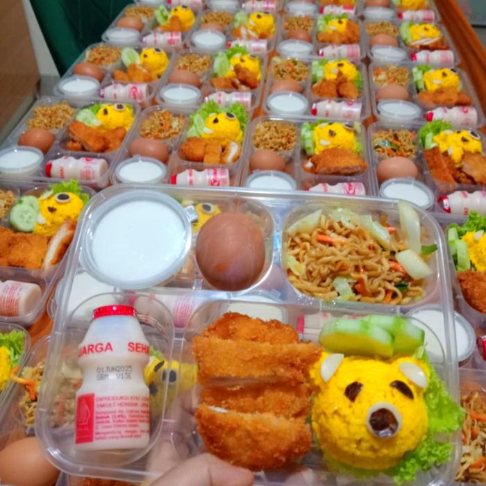 Gambar Paket Nasi Bento Anak menu special dari RaraCakehomemade undefined Tokopedia