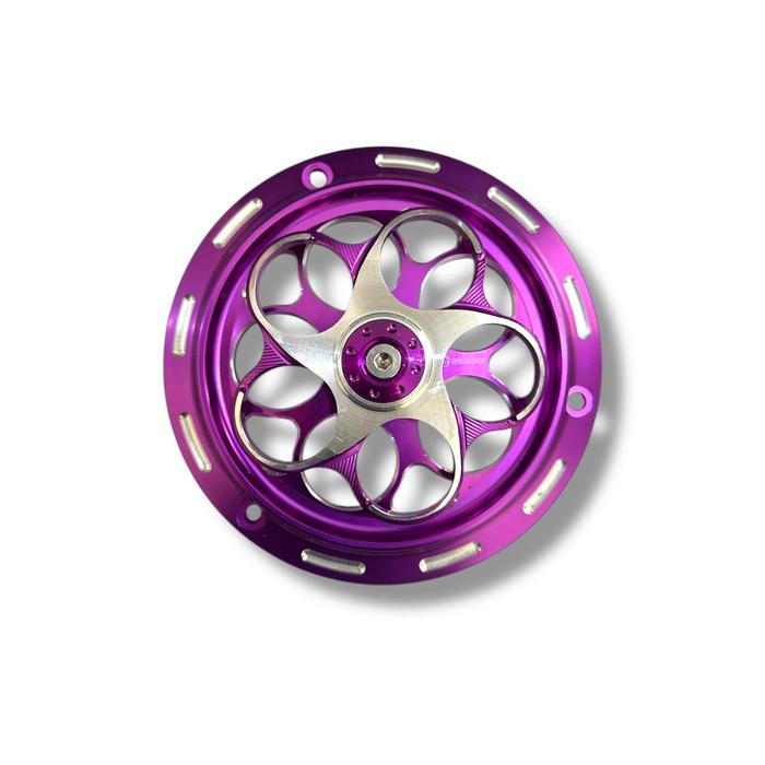 Gambar Cover Fan Spinner Race Boy V3 CNC Vespa Beat Mio Motorcycle - purple dari Legend Motor Shop Id undefined Tokopedia
