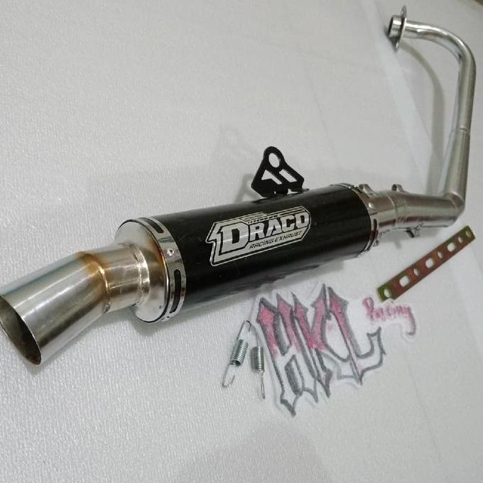 Gambar Knalpot Samlong Draco Untuk Motor=Beat(Karbu,Fi,Esp,Deluxe,Street,Pop,New,Eco),Scoopy(Fi,Karbu,New),Genio,Spacy Promo - Draco, Beat fi dari shasfir store undefined Tokopedia