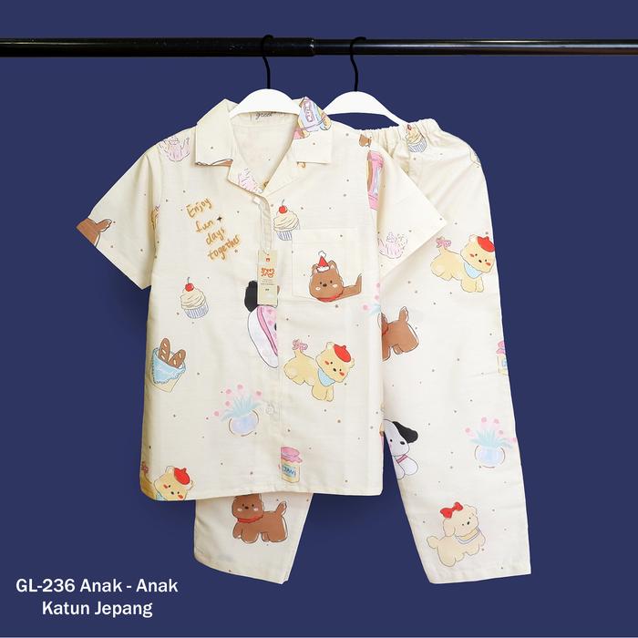 Gambar GREET NIGHT WEAR - Piyama Anak Perempuan Katun Jepang Model : GL- PP 3 - GL-236, SIZE 12 dari greetnightwear undefined Tokopedia