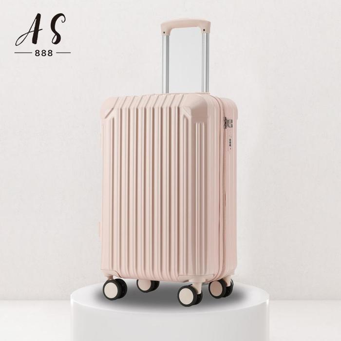 Gambar 【New Arrival】AS888 koper Modis kabin laptop KAPASITAS BESAR berkualitas tinggi 20inch (A701) Ter-BARU - Pink Peach, 18 inci dari memeshopme undefined Tokopedia