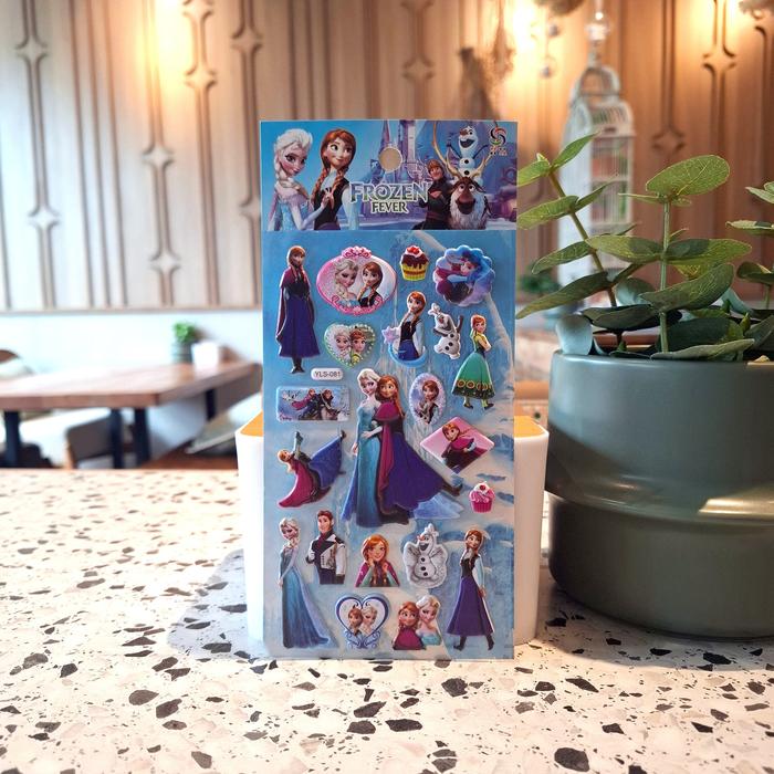 Gambar [YLS] Sticker Timbul Gambar Tempel Stiker Anak Karakter Disney Princess Anna Elsa Frozen - Frozen A dari ITEM IMUT SHOP undefined Tokopedia