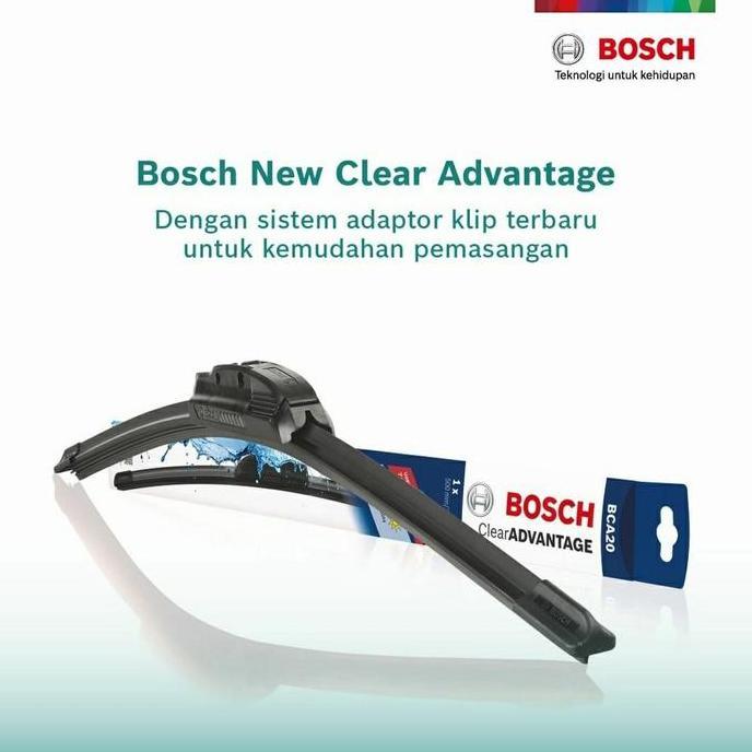 Gambar BEST WIPER FRAMELESS BOSCH CLEAR ADVANTAGE 14 16 17 18 19 20 21 22 24 26 " TERMURAH - 14" dari Enviomarkets undefined Tokopedia
