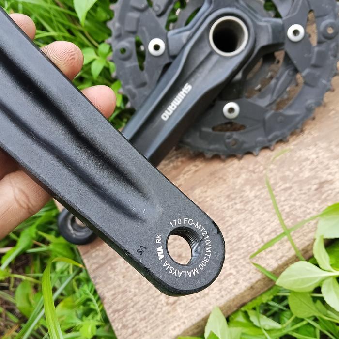 Bicycle Crank Shimano Mt300 Jual Crank Shimano Hollowtec MT300