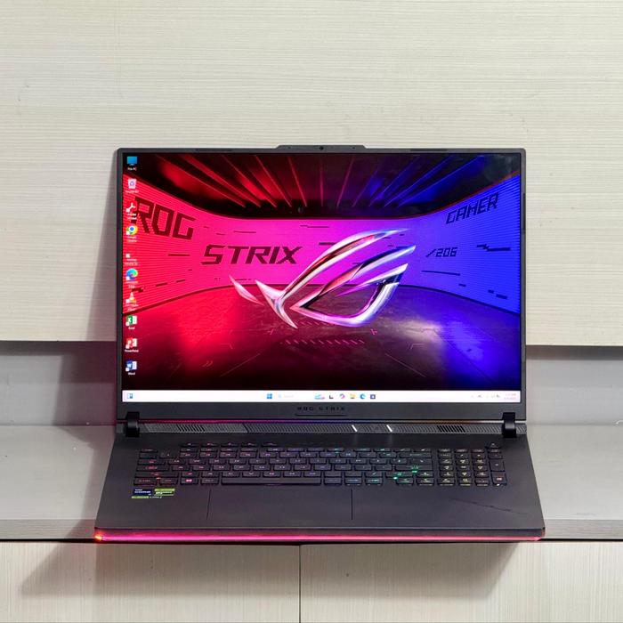 Gambar LAPTOP GAMING ASUS ROG STRIX SCAR 18 G834JZ RTX 4080 INTEL I9-13980HX 240Hz Ssd Storage dari planetlaptopbandung undefined Tokopedia
