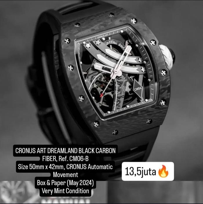 CRONUS ART CM06 ブラック カーボンファイバー