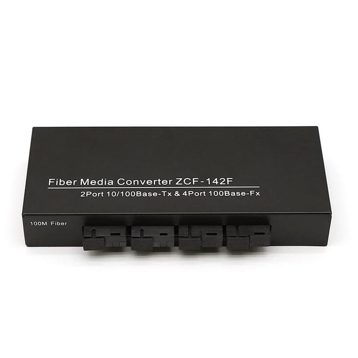 Gambar Media Converter 6 FO 2 LAN | 6FO 2LAN | 6 Port FO 2 Port LAN - MEDIA-4FO dari Dilate Shop Kota Surabaya Tokopedia