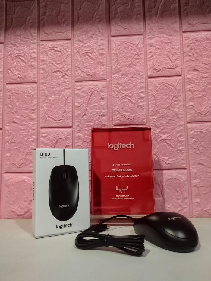 Gambar Logitech Mouse Kabel / Wired B100 dari Golden Mouse undefined Tokopedia