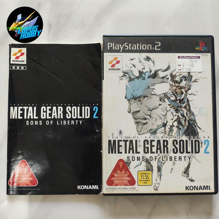 Gambar Metal Gear Solid 2&3 mgs JP PS2 Original Game PlayStation snake eater - MGS 2 SOL dari Lupus Hobby undefined Tokopedia