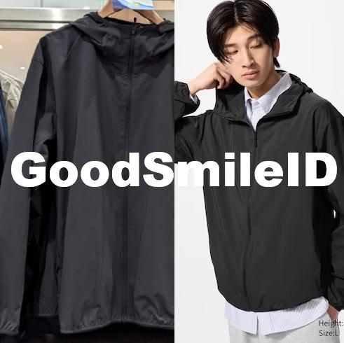 Gambar UNIQLO JAKET PARKA SAKU UV PROTECTION POCKETABLE HOODIE PRIA JASTIP - BLACK, S dari Good Smile ID undefined Tokopedia