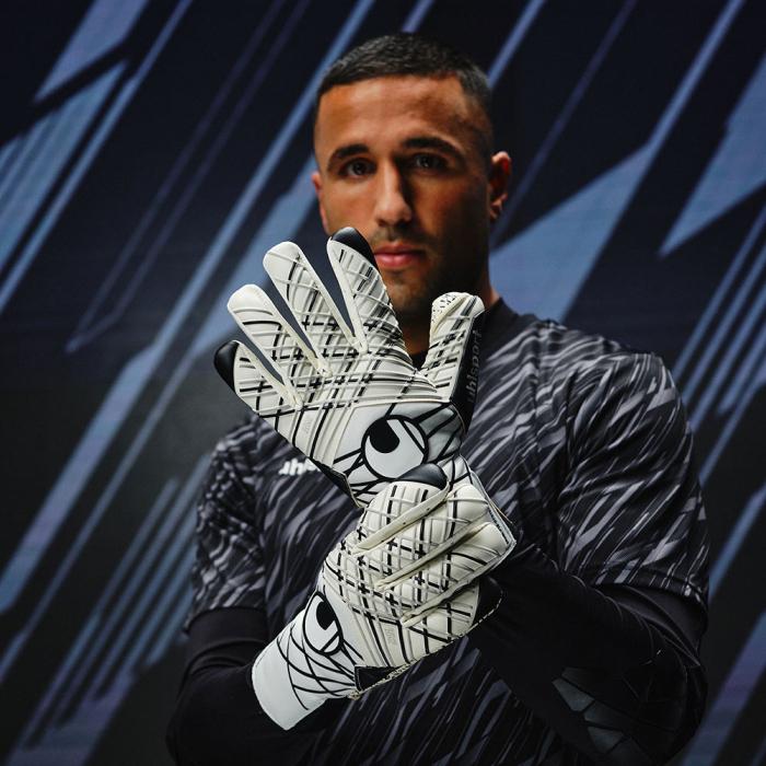 Gambar Sarung Tangan Kiper Uhlsport Supergrip + HN GK Glove Original dari ANTSPORT_NEW undefined Tokopedia