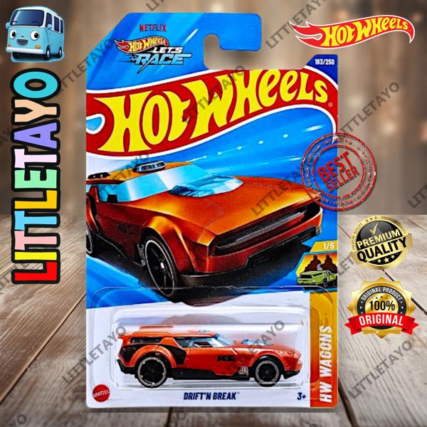 Gambar HOTWHEELS DRIFT N BREAK 2024 UNGU - SPORT CAR BALAP CUSTOM MODIFIED - 2025 Orange dari Littletayo Store undefined Tokopedia