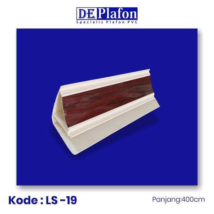 Jual De Plafon - LIS PVC / LIST PVC PINGGIR SIKU SAMBUNG 3 4 6 8 CM ...