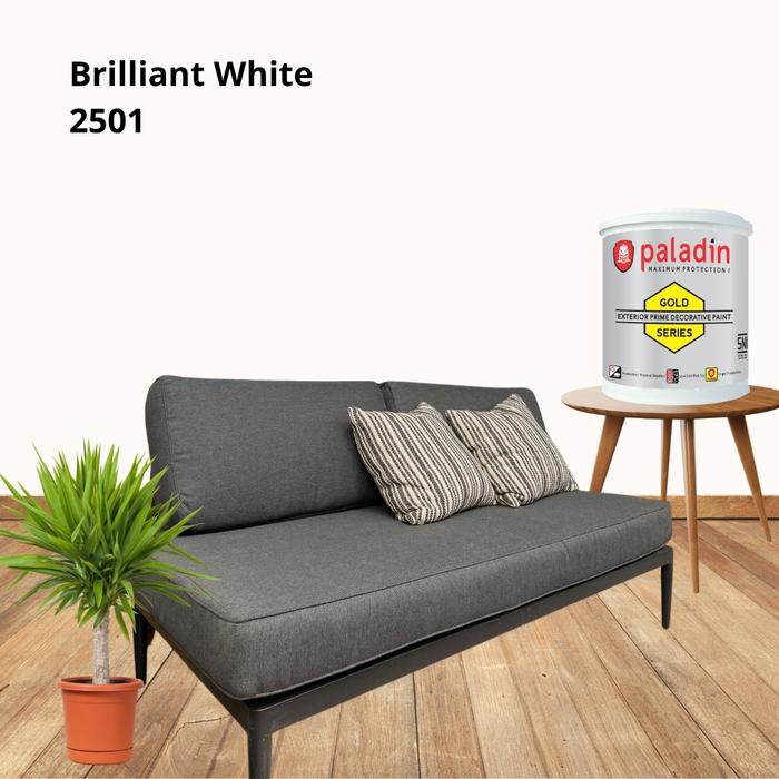 Gambar Cat Tembok Exterior Paladin Gold 2.5 Liter Seri Warna 2 - BRILLIANT WHITE dari Toko Cat Warna Abadi undefined Tokopedia