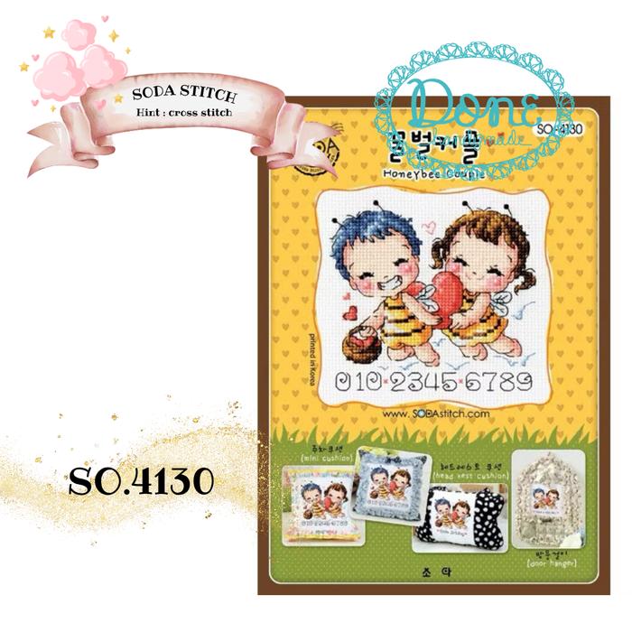 Gambar sulam silang cross stich pola soda stitch pattern SO-4xx paket - 4130 dari Done Handymade undefined Tokopedia