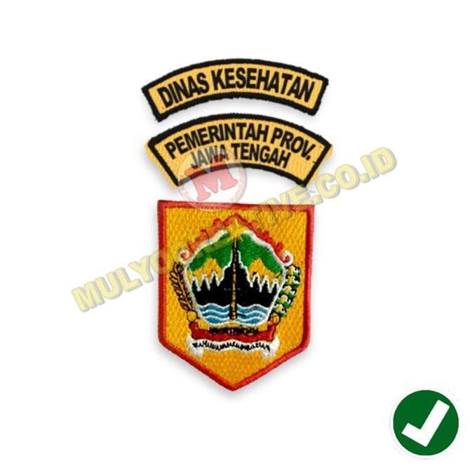 Gambar Bed Bordir Logo Dinas Provinsi Jawa Tengah - Bordir Pemprov Jawa Tenga PREMIUM - Dinas Kesehatan dari PIN MOCKINGJAY undefined Tokopedia