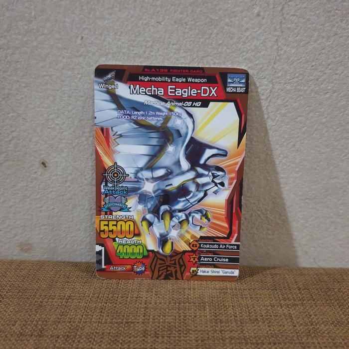 Gambar Kartu Strong Animal Kaiser Original Mecha Eagle-DX Fighter Card BRONZE CARD dari StreetsFnds undefined Tokopedia