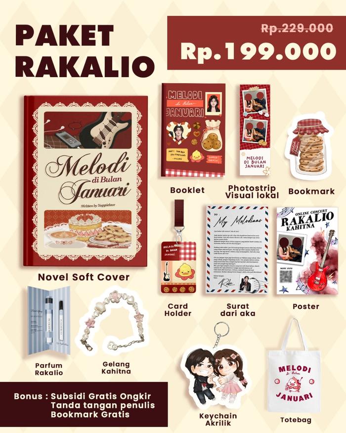 Gambar PRE ORDER - Buku Novel - Melodi di Bulan Januari - Yuppielove - Tekad - Bumifiksi - RAKALIO dari Bumifiksimedan001 undefined Tokopedia
