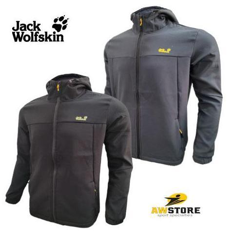 Gambar Jaket Gunung Outdoor Jack Wolfskin 1706 Softshell Polar Waterproof - Hitam, M dari Dimas Camp Shop undefined Tokopedia