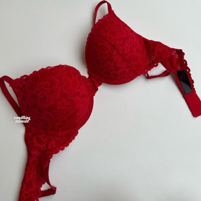Gambar La Senza Remix Pushup Plunge Bombshell Bra Lasenza Super Push Up Bh - (PU) CrimsonRed, 36C dari Sihna Toko undefined Tokopedia