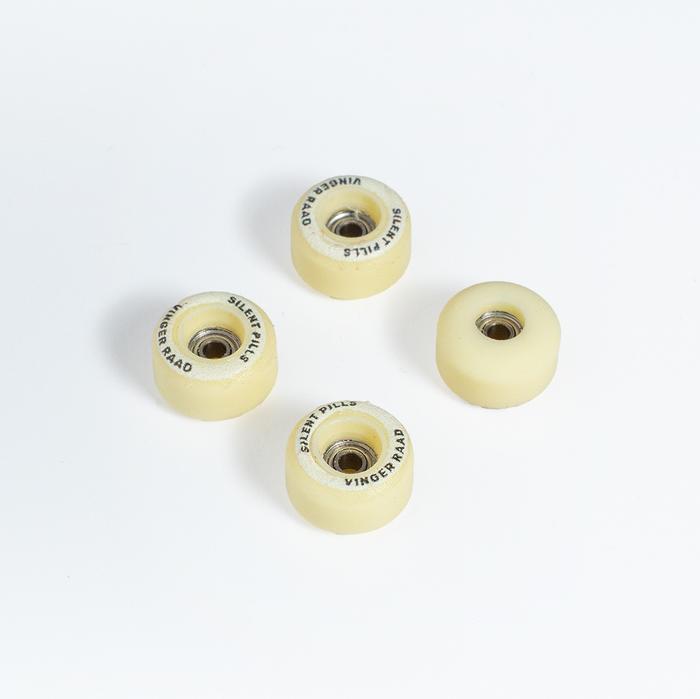 Gambar Silent Pills - Classic 65Durometer Urethane Professional Fingerboard Wheels - Brain Booster dari VingerRaad undefined Tokopedia