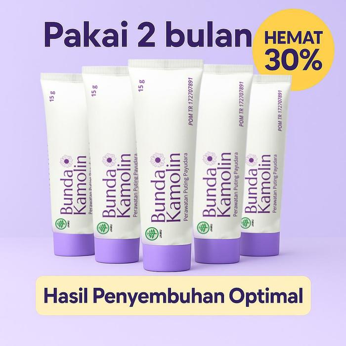 Gambar Nipple Cream Busui Bunda Kamolin Krim Puting Natural Chamomile Ekstrak - 5 TUBE dari dilanutamajaya undefined Tokopedia