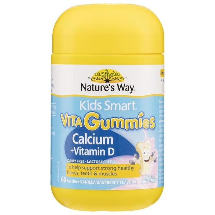 Gambar Nature's Way Kids Smart Vita Gummies Calcium Vitamin D3 Natures Vit D - CAL + VIT D 60 dari Emran Clean ID undefined 2 Tokopedia